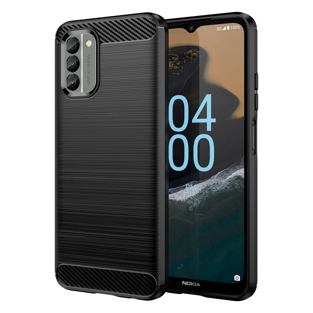 Hurtel Carbon Case ovitek za Nokia G400, črn