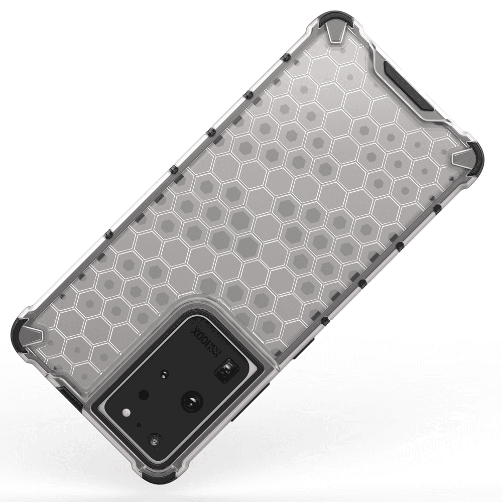 Hurtel Honeycomb ovitek za Samsung Galaxy S22 Ultra - modra 6
