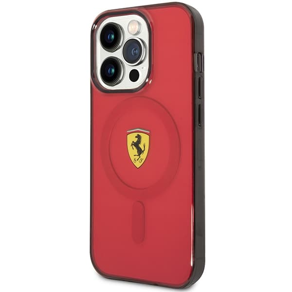 Ferrari FEHMP14XURKR etui za iPhone 14 Pro Max 6.7" rdeč/rdeč Magsafe 2