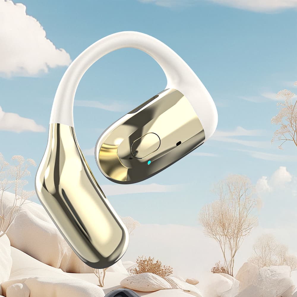 Dudao U4Pro Bluetooth slušalke, OWS, bež in zlata 2
