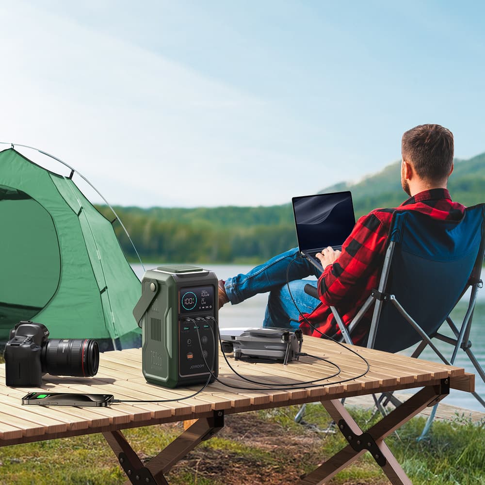 Joyroom JR-PBF10 Powerbank 75000mAh, 100W, 6xUSB - zelen 8