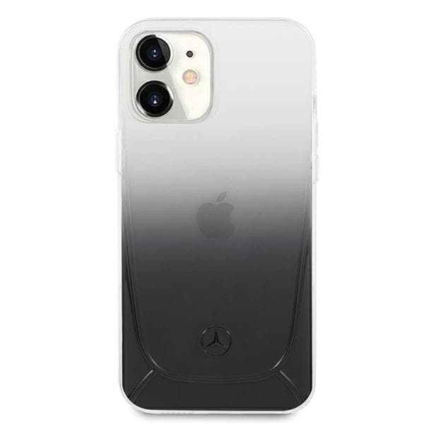 Mercedes Transparent Line ovitek za iPhone 12 mini - črna 3