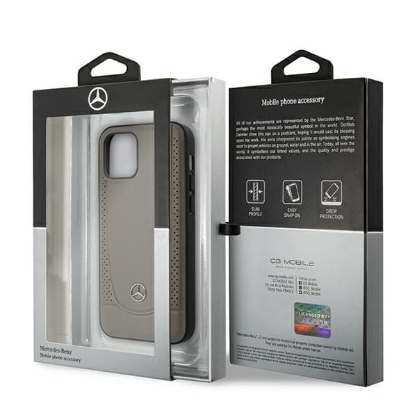 Ovitek Mercedes Urban Line za iPhone 12 mini - rjav 8
