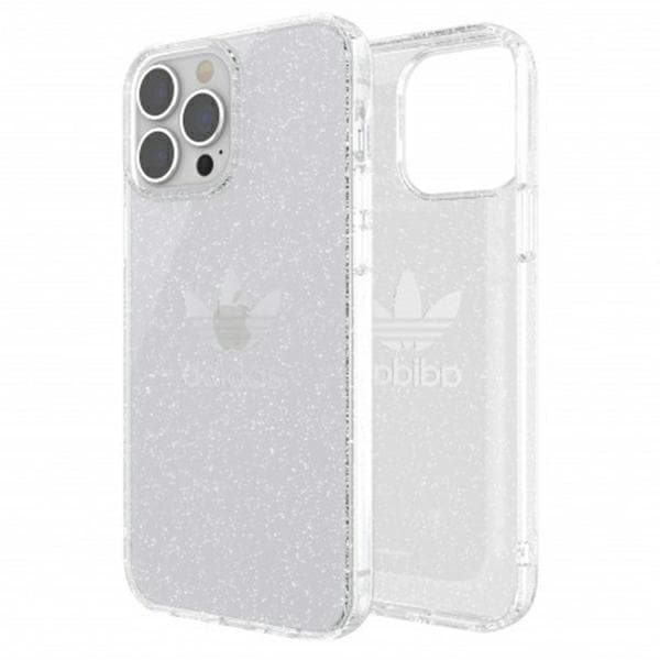 Adidas OR Protective Clear Case Glitter ovitek za iPhone 13 Pro Max (transparentno srebrna) 2