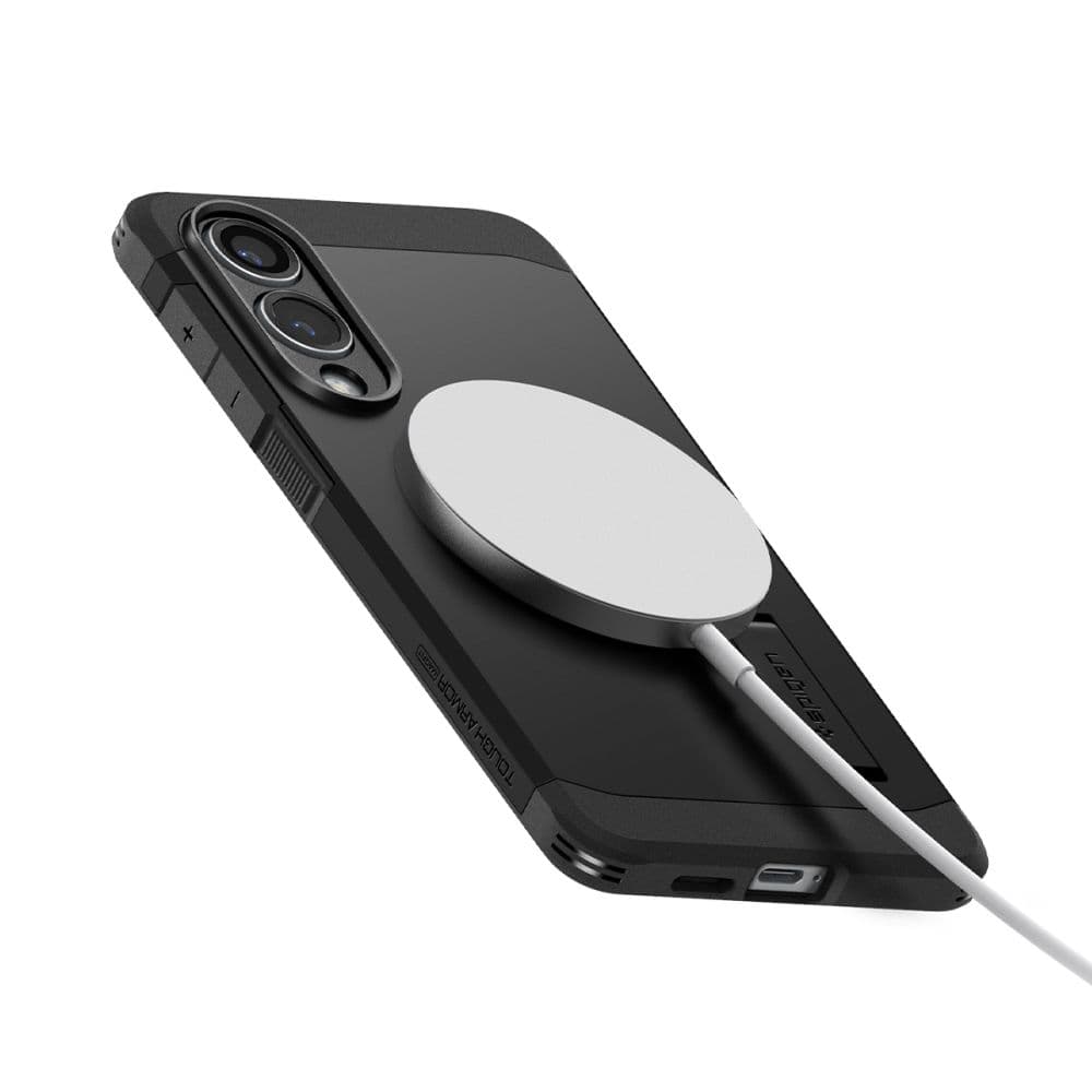 Spigen Tough Armor MagSafe ovitek za Samsung Galaxy S25 Edge - črn 6