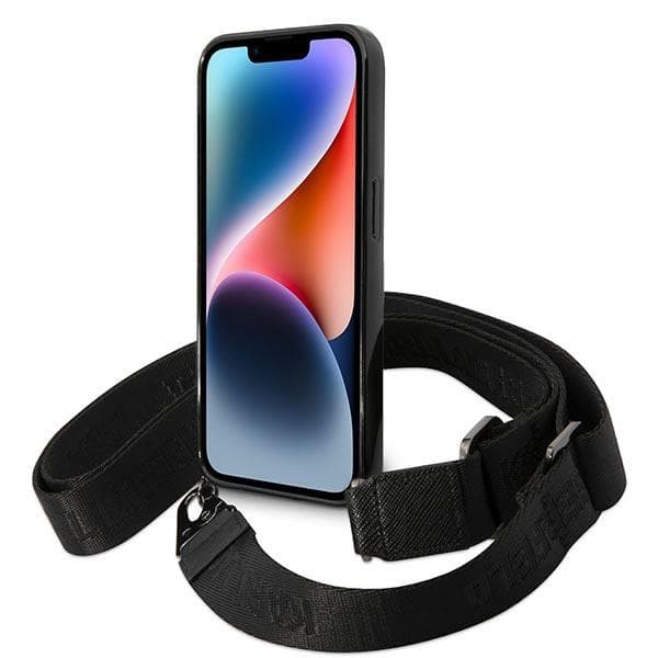 Karl Lagerfeld Color Stripes Strap ovitek za iPhone 14 Pro Max (6.7"), roza 4
