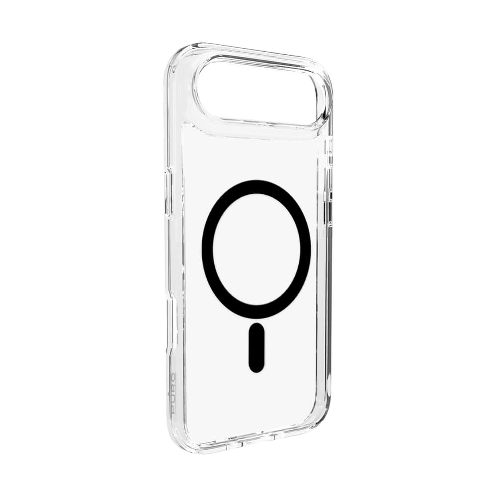 Puro Lite Mag ovitek za iPhone 17 Air - prosojen s črnim obročem