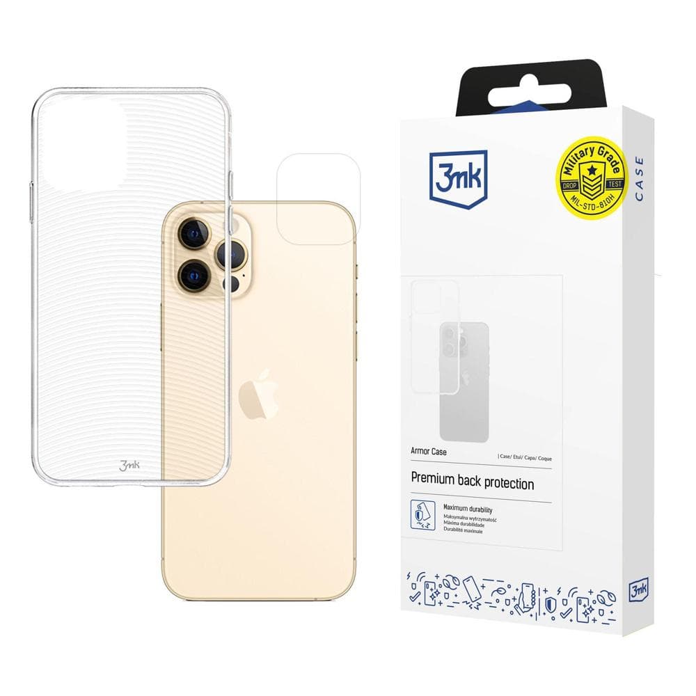 3mk Armor ovitek za Apple iPhone 12 Pro Max - črn
