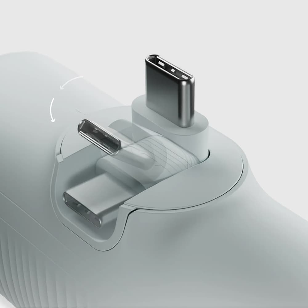 Prenosni polnilnik SBS EcoPower 5000 mAh 10W, vgrajen USB-C, siv 4