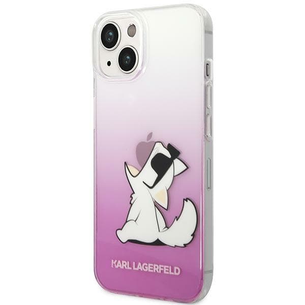 Karl Lagerfeld ovitek za iPhone 14 Plus Choupette Fun, roza 2