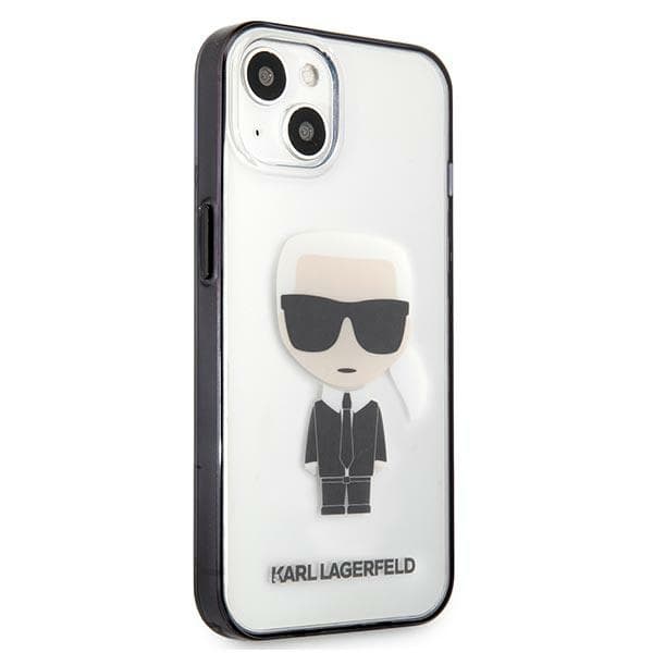 Karl Lagerfeld Ikonik Karl ovitek za iPhone 13 mini - prozoren 4