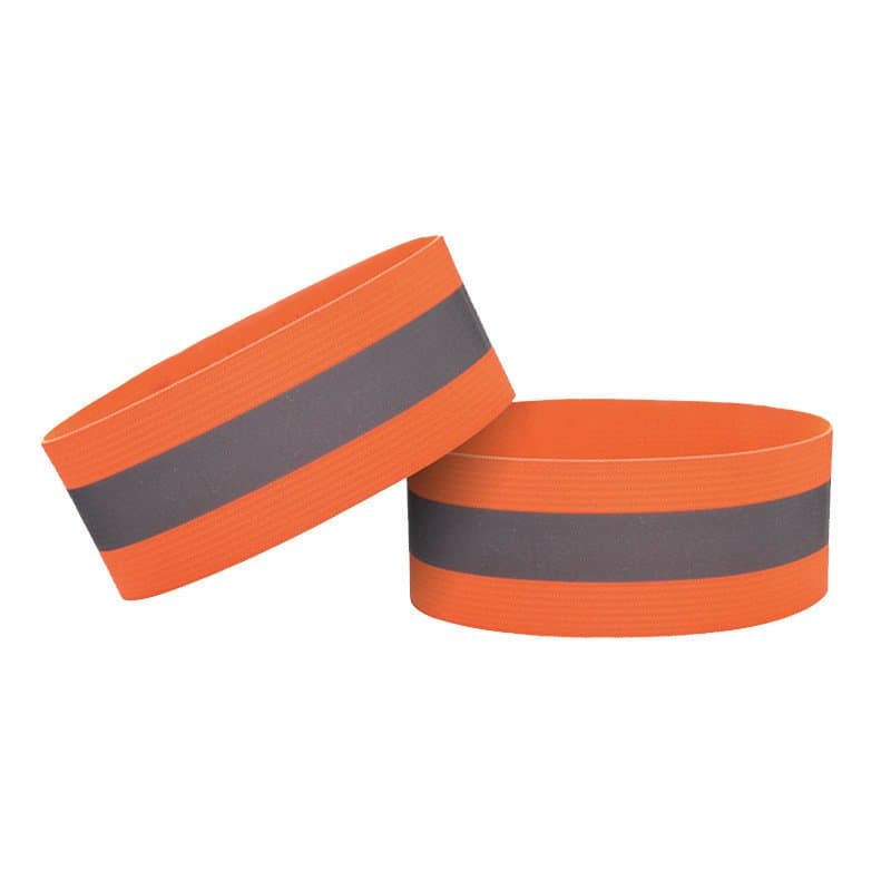 Hurtel Odsevni trak za kolo/tek, nastavljiv (velcro) - oranžna