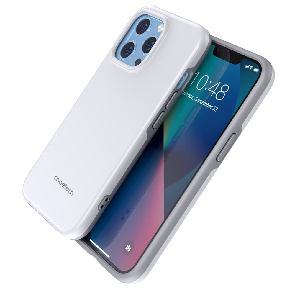 Choetech MFM Anti-drop ovitek z MagSafe za iPhone 13 Pro, bela 7