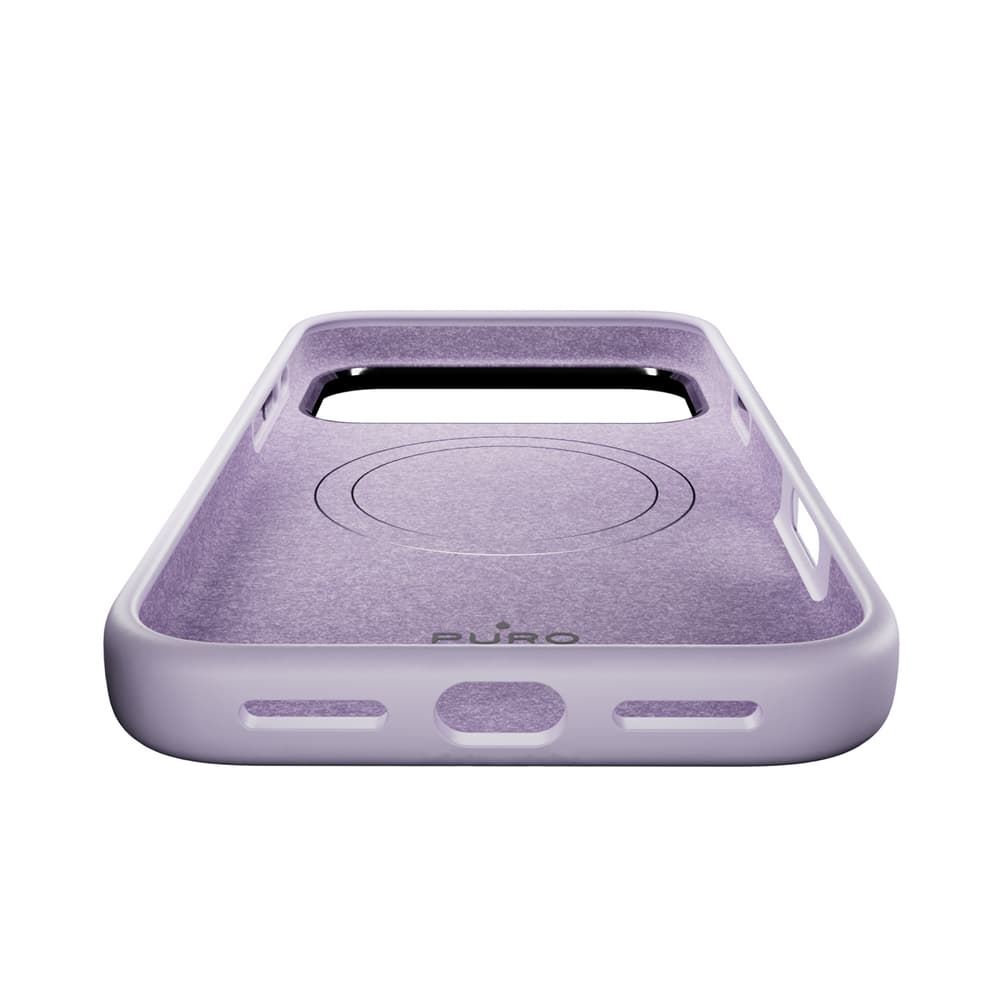 Puro Icon Mag Pro silikonska maska za iPhone 17 Pro Max, MagSafe, roza 5