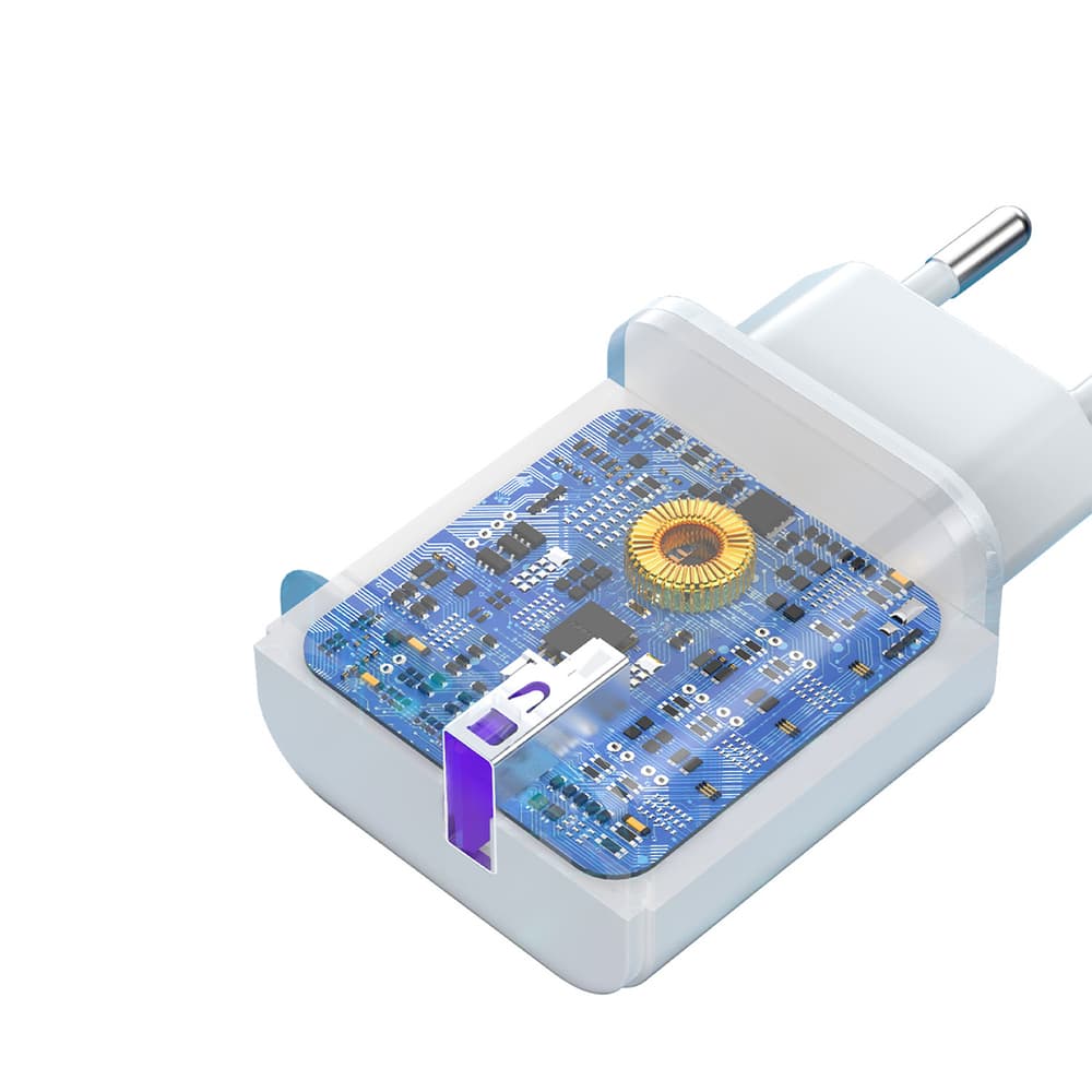 Dudao A20EU USB-A 18W omrežni polnilec - bela 3