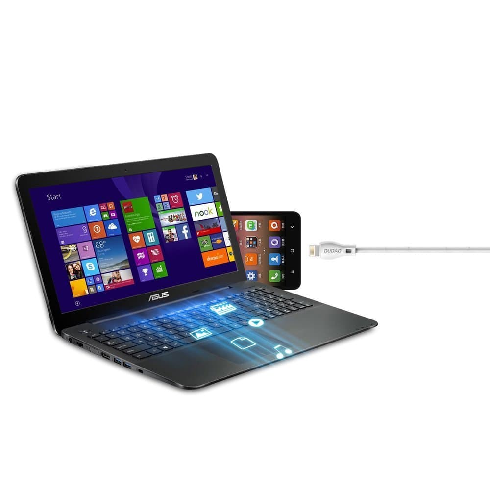 Dudao L4M kabel Micro USB, 2.4A, 2m, bel 5