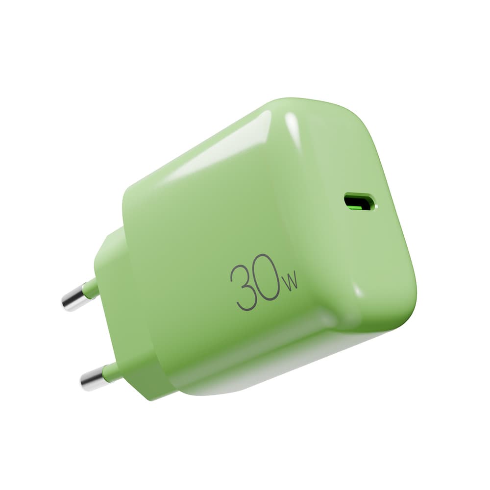 Puro Pro Lite 30W USB-C polnilec (zelen) 5