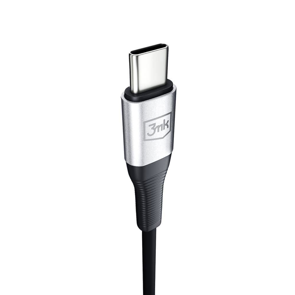 3mk AUX kabel USB-C / minijack 3.5mm - srebrn 6