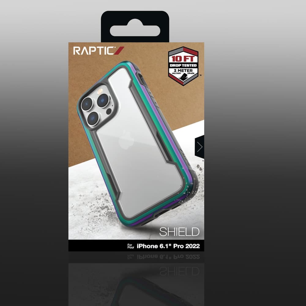 Raptic X-Doria Shield oklepni ovitek za iPhone 14 Pro, opal 5