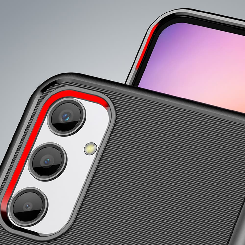 Thunder Case ovitek za Samsung Galaxy A24 4G (silikon, črn) 6