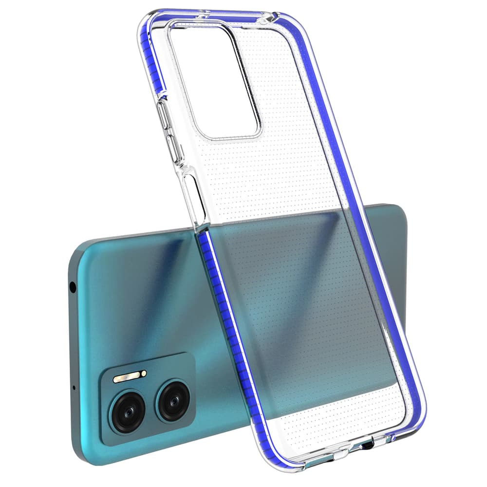 Ovitek Spring Case Gel za Xiaomi Redmi 10 - temno moder 3
