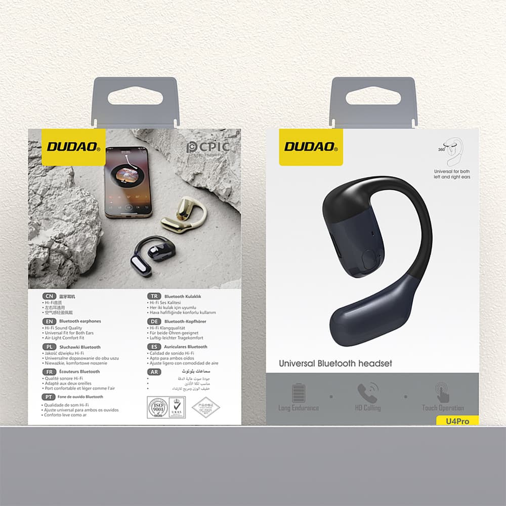 Dudao U4Pro Bluetooth slušalke - črne 8