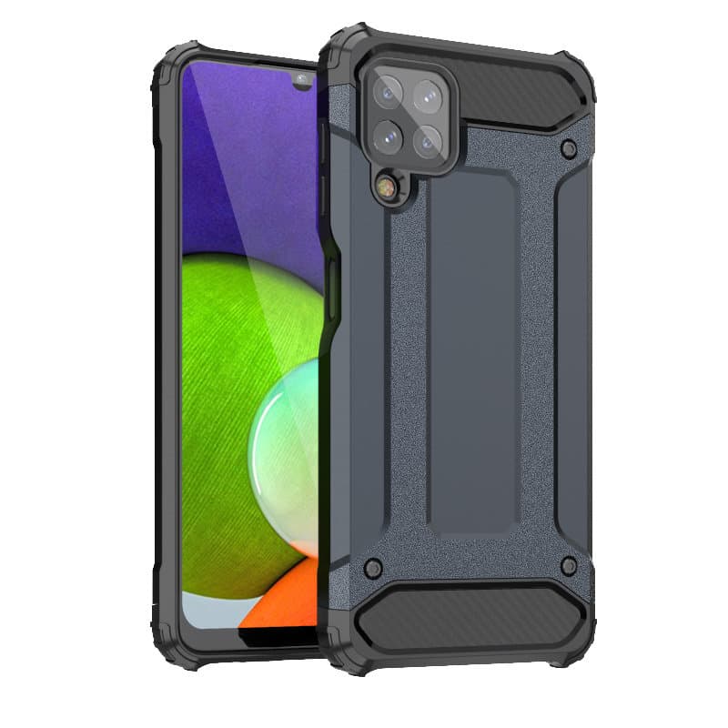 Hybrid Armor ovitek za Samsung Galaxy A22 4G, moder