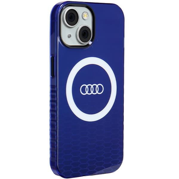 Audi IML Big Logo MagSafe ovitek za iPhone 15 / 14 / 13 - modra 6