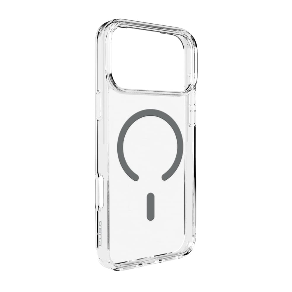 Puro Lite Mag ovitek za iPhone 17 Pro - prozoren s sivim obročem