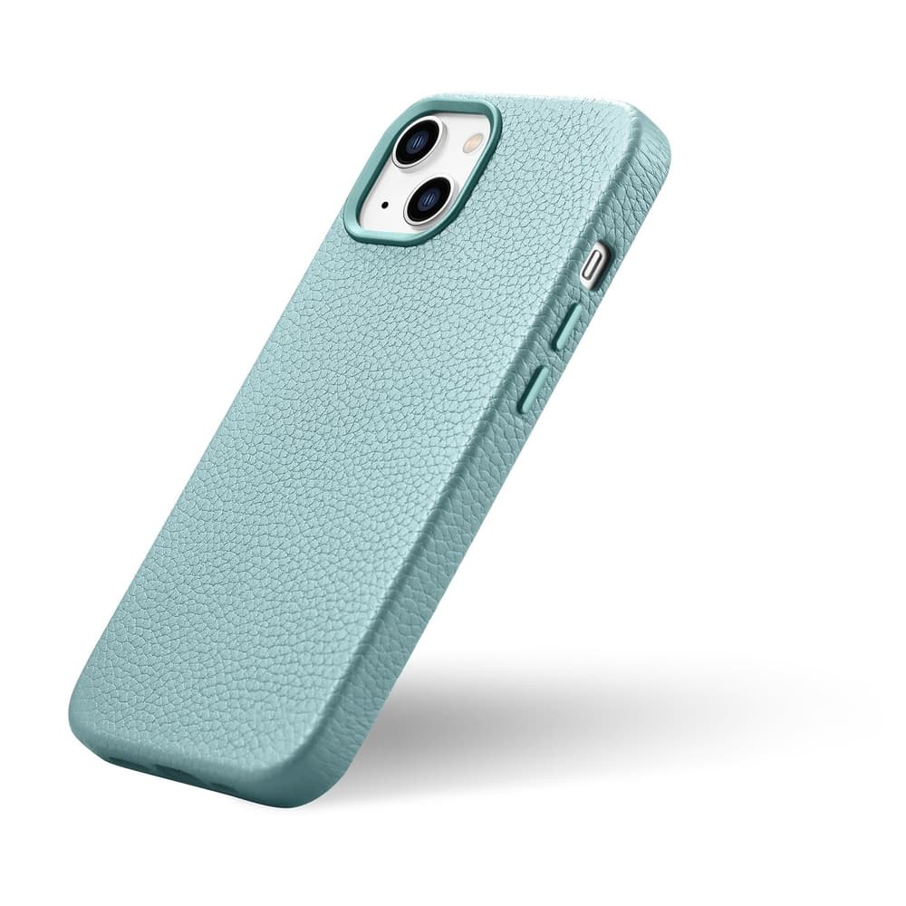 Ovitek iCarer Litchi za iPhone 14 Plus, zelen 4