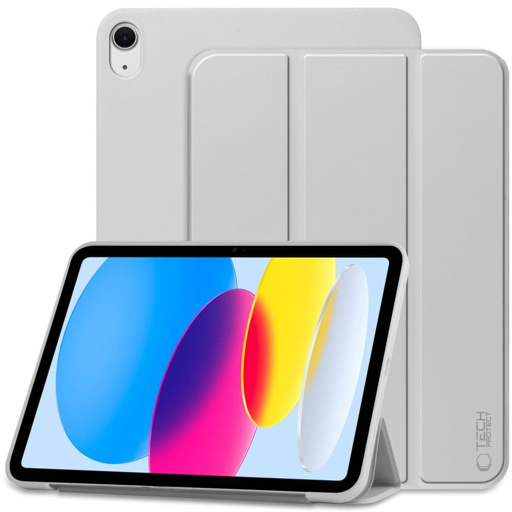 Tech-Protect SmartCase ovitek za iPad 10.9" 2022 (A2696, A2757, A2777) - Siva