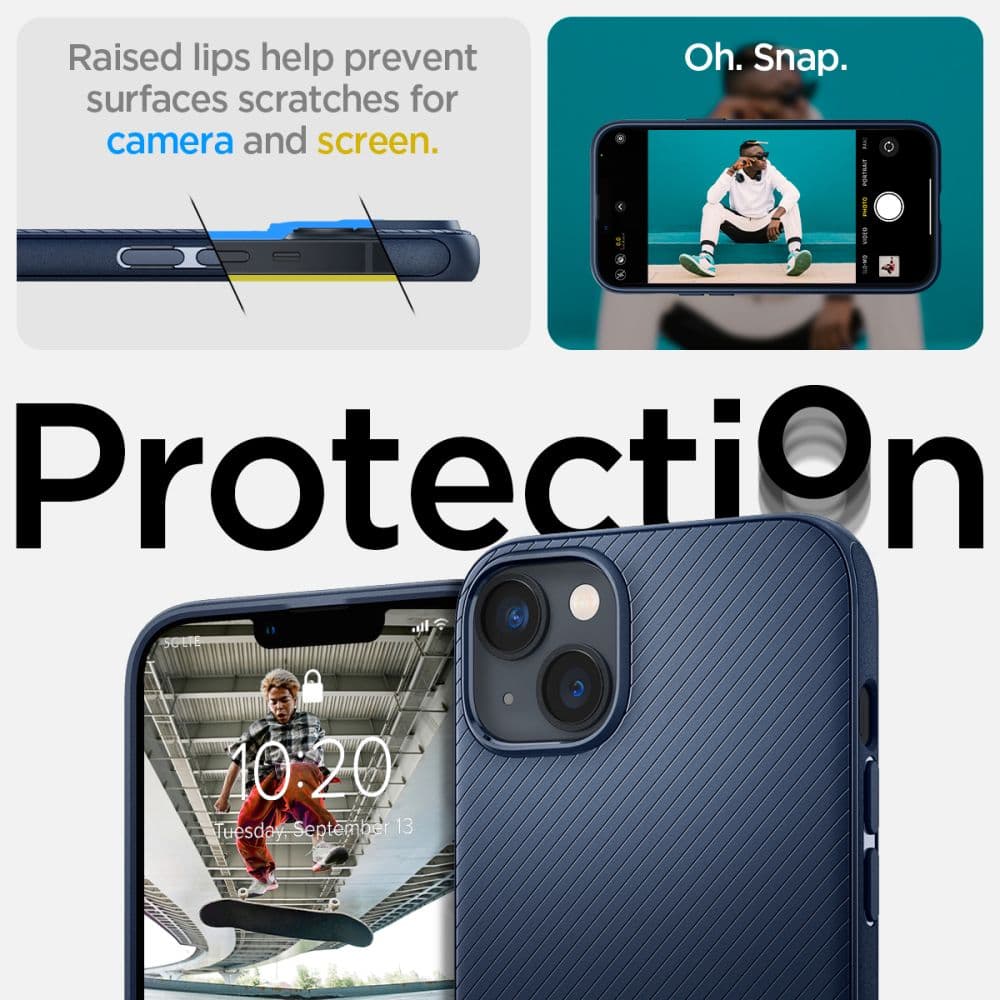Spigen Mag Armor ovitek za iPhone 14 Plus (modra, magnetni) 8