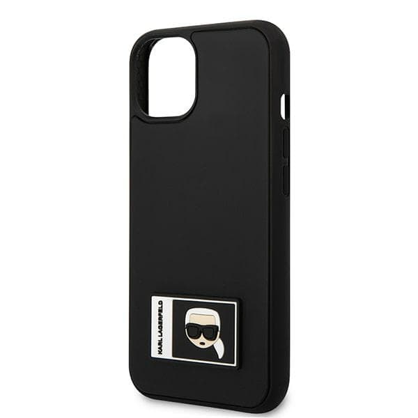 Ov. Karl Lagerfeld Ikonik Patch za iPhone 13 mini - Črn 6