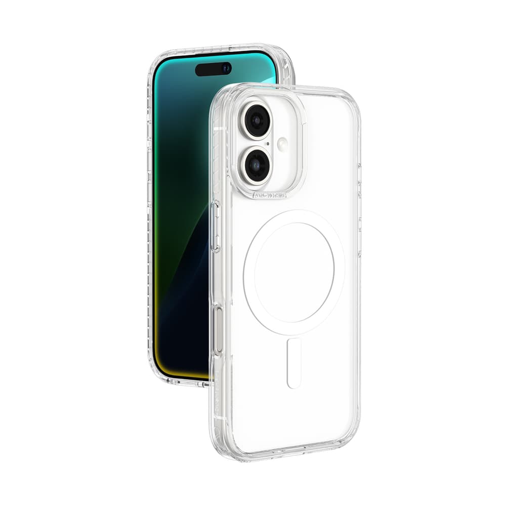 Ovitek AmazingThing Titan Pro Mag za iPhone 16 - Prozoren