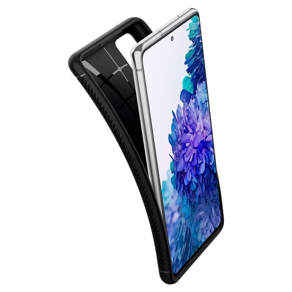 Spigen Rugged Armor ovitek za Samsung Galaxy S20 FE - mat črn 5