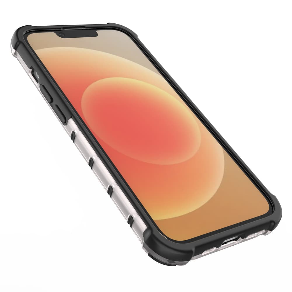 Hurtel Honeycomb ovitek za iPhone 14, hibridni, črn 8