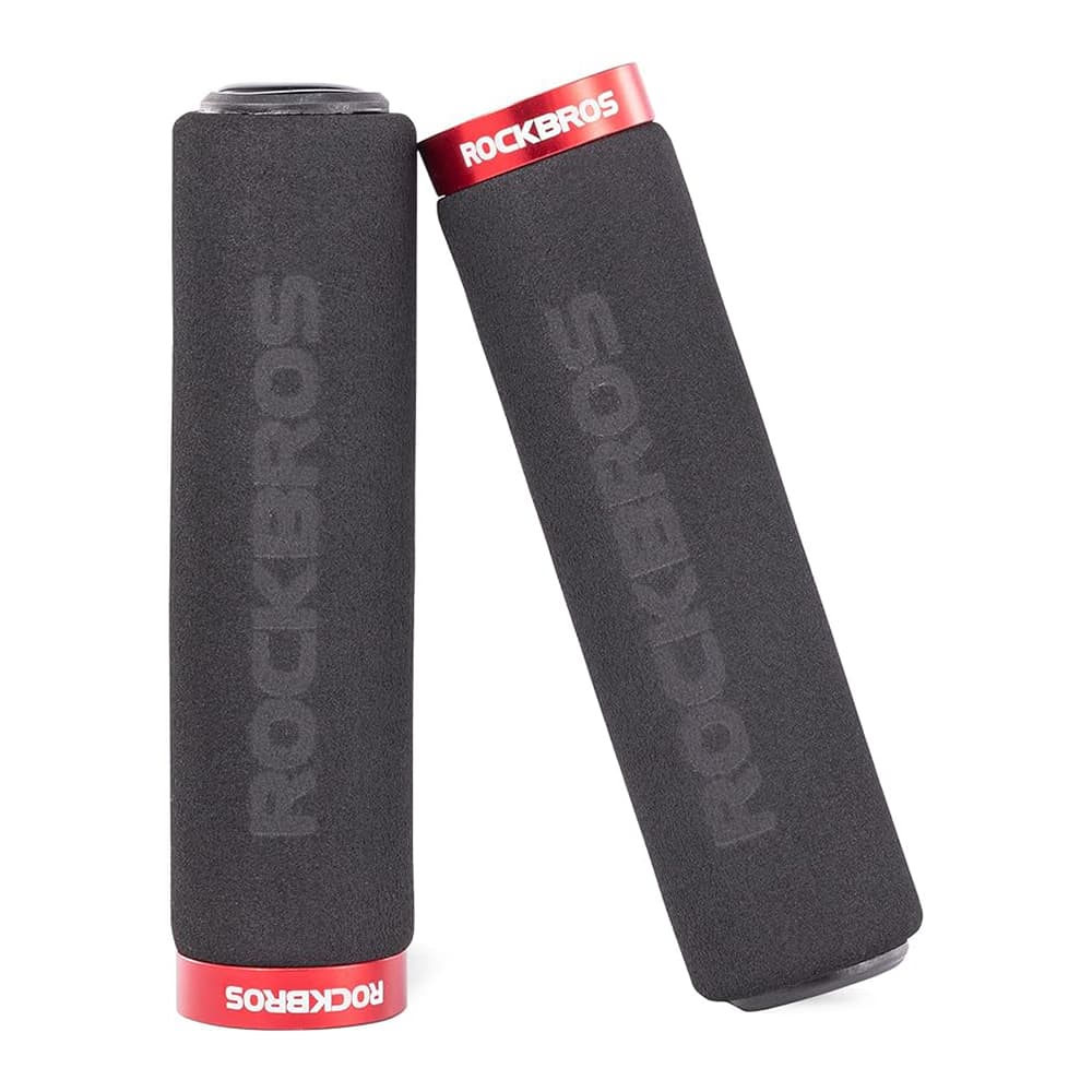 Rockbros BT1001BKRD kolesarski ročaji iz gobice - črna in rdeča