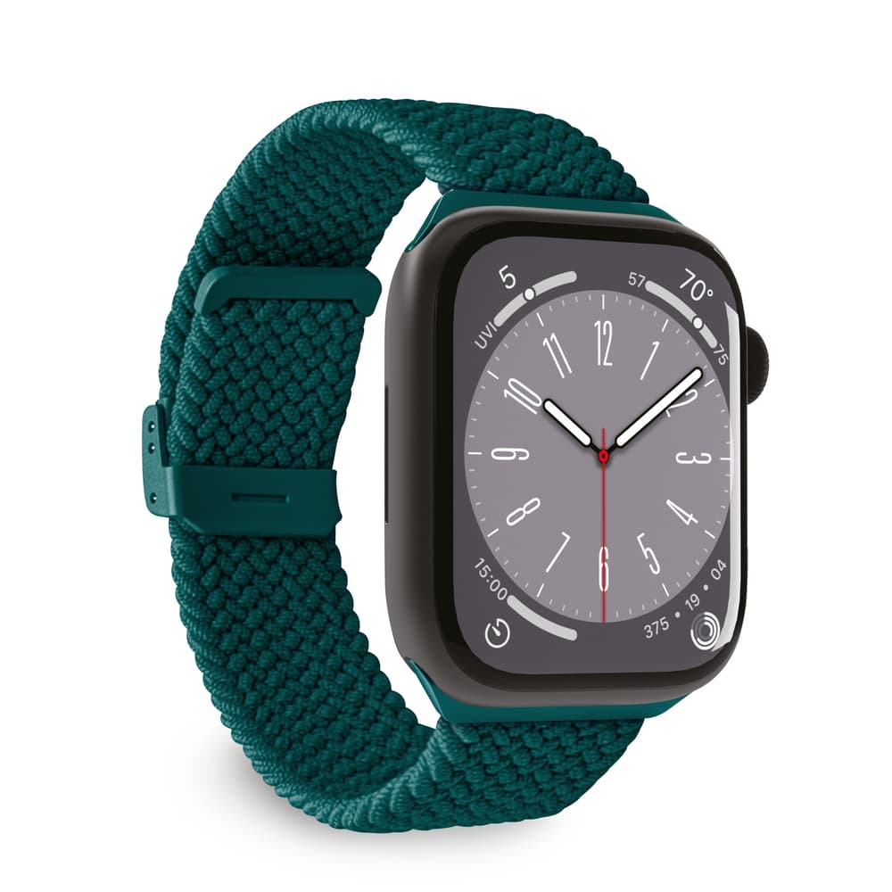Puro zanka najlon pašček za Apple Watch 42/44/45/49 mm - temno zelen