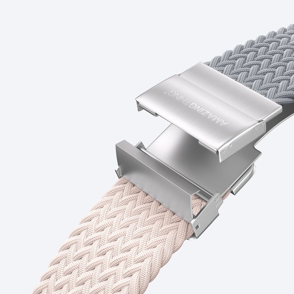 AmazingThing Blend Band za Apple Watch 45/46/49mm, Roza/Siva (2 kosa) 5