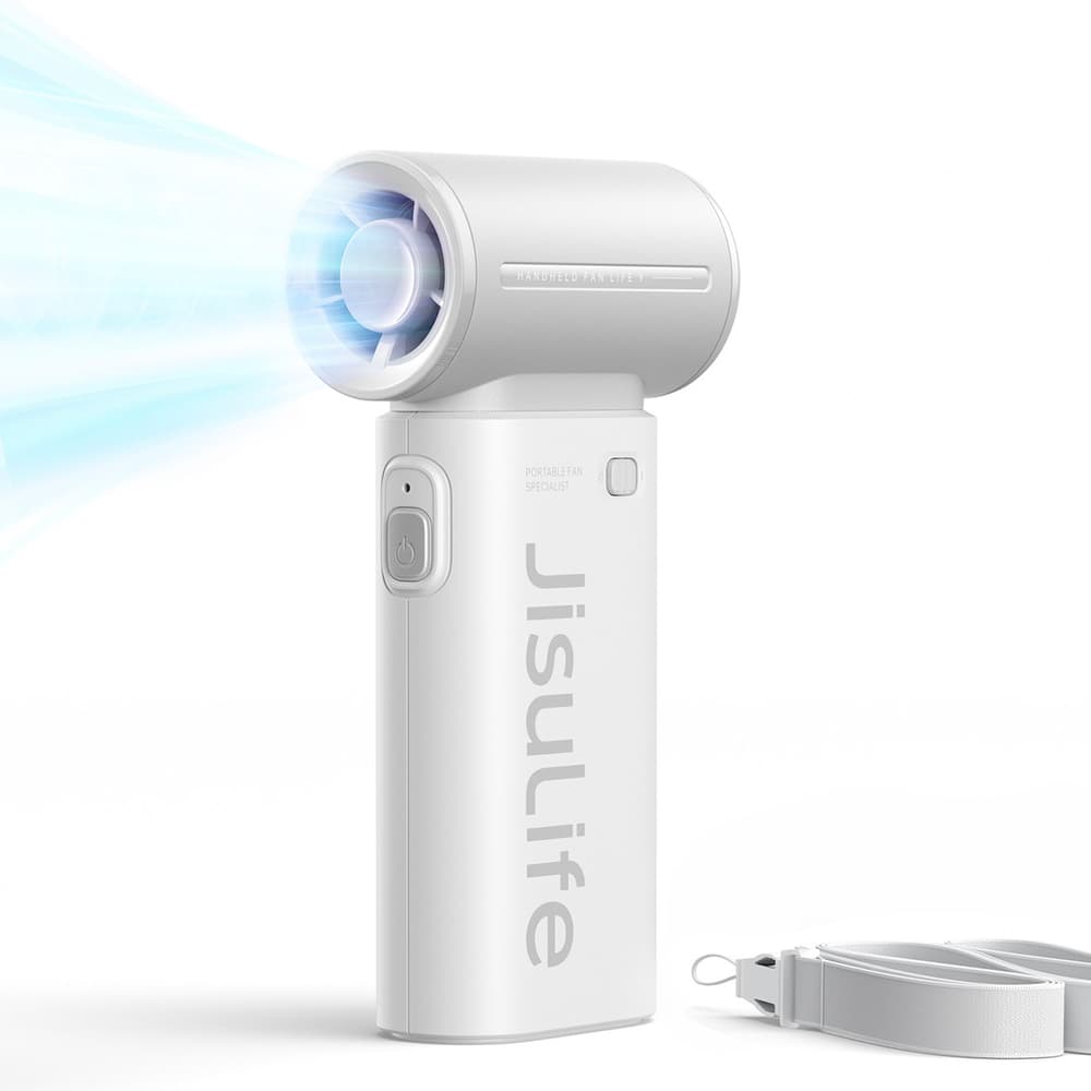 Jisulife Handheld Fan Life9 3600mAh ročni mini pihalnik USB ventilator - siv 2