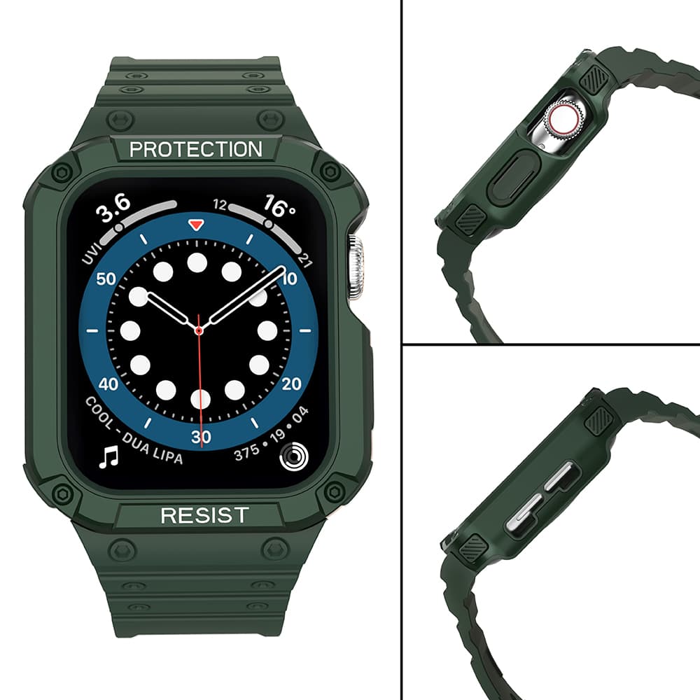 Hurtel Protect Strap Band za Apple Watch 38/40/41mm, zelena 4