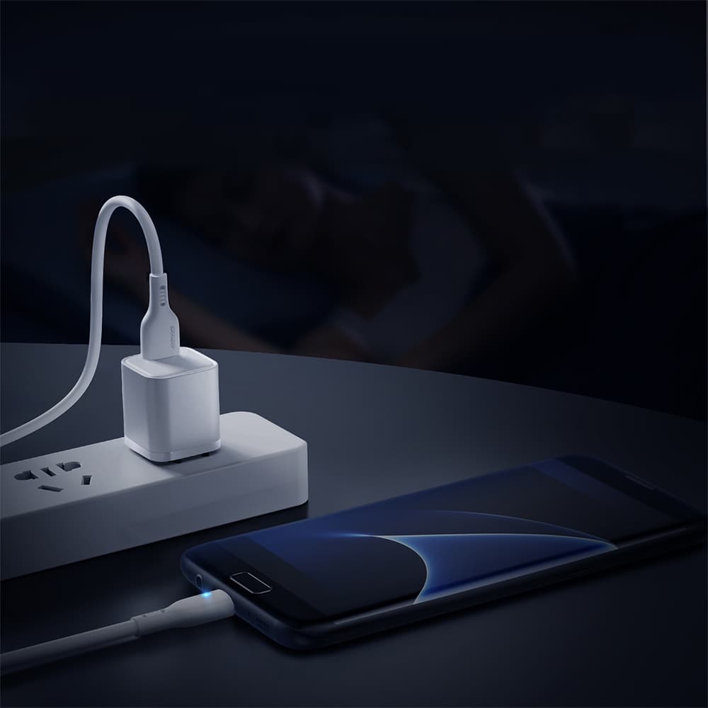 Joyroom Premium A13 USB-A/micro USB kabel 2.4A, 2m - bela 3