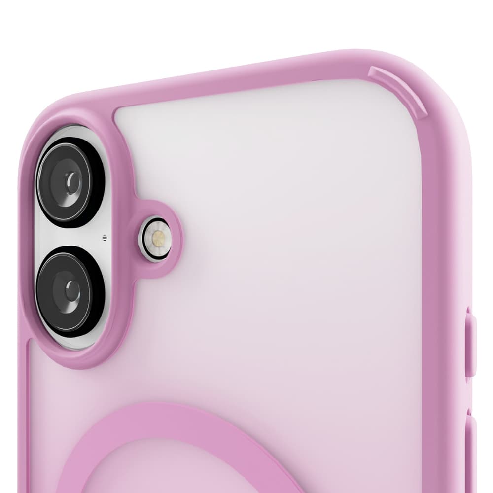 Puro Gradient MagSafe silikonski ovitek za iPhone 16 - Roza 5