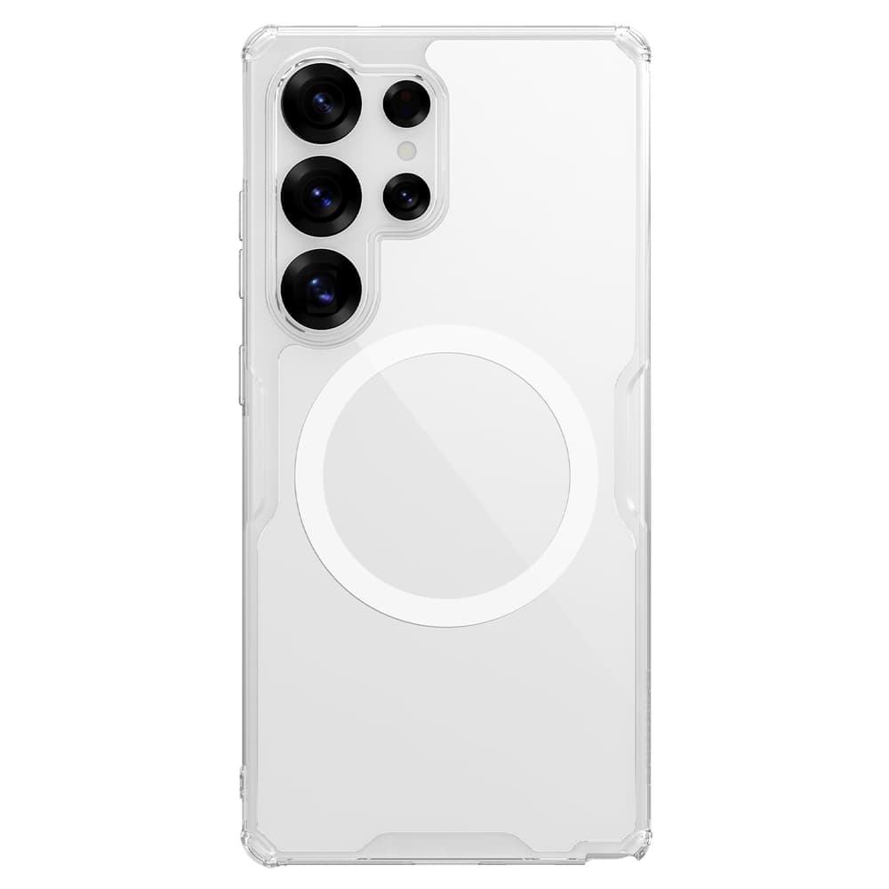 Nillkin Nature TPU Pro magnetni ovitek z MagSafe za Samsung Galaxy S25 Ultra - bel
