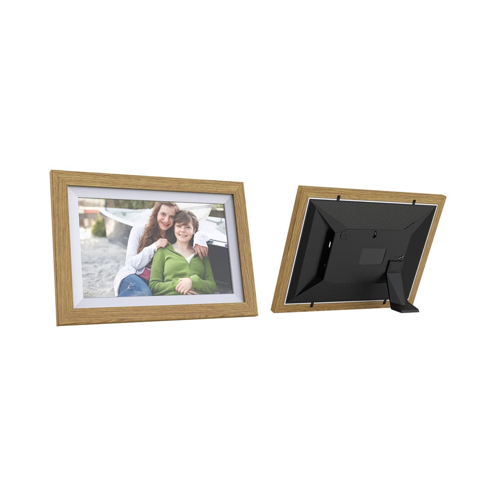 10.1" Digitalni fotookvir Wozinsky WRC-32 s funkcijo Frameo in 32GB - svetlo rjava 3