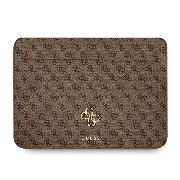 Ovitek za prenosnik Guess 4G Big Logo do 13" - rjava