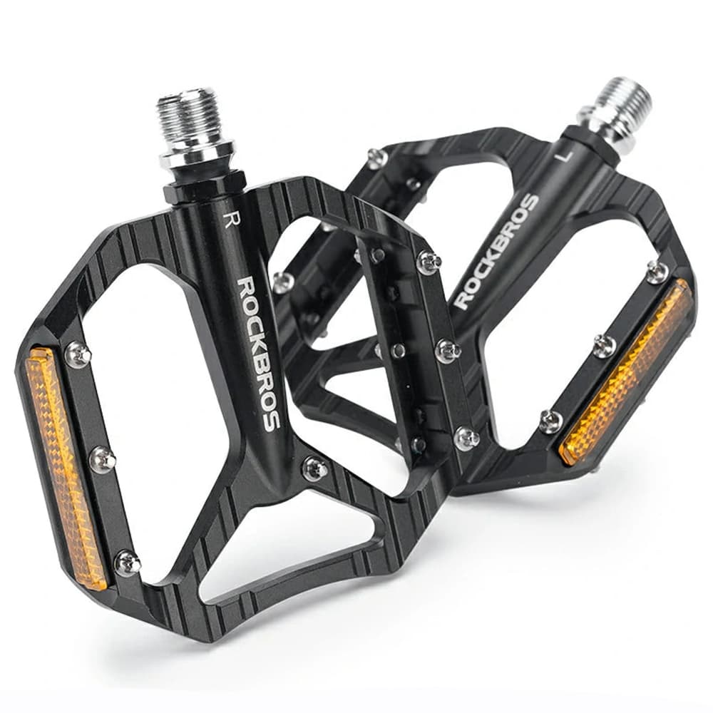Rockbros C700 Odbojna aluminijasta pedala za kolo s platformo - črna