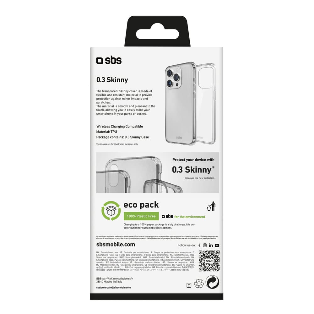 SBS Skinny ovitek za iPhone 16 Pro - prosojen 3