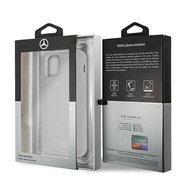 Mercedes Transparent Line ovitek za iPhone 12 / iPhone 12 Pro - prozoren 8