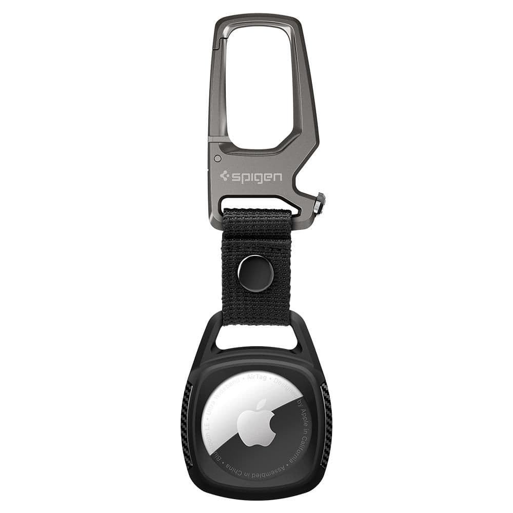 Spigen Rugged Armor etui za Apple AirTag - mat črn
